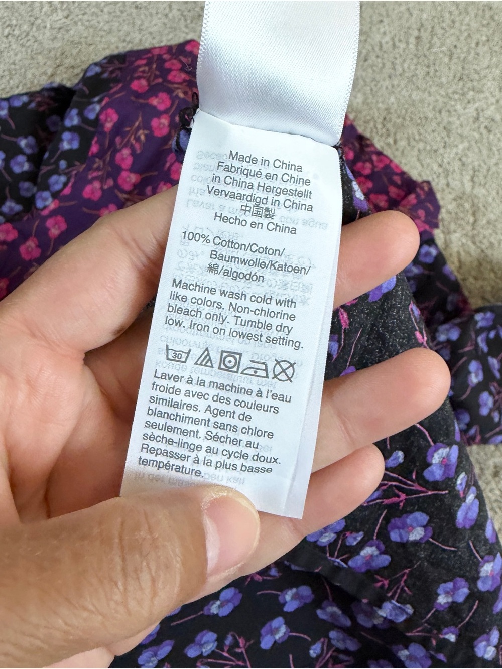 J. Crew Women’s Slim Perfect Button Down Shirt in Liberty Mixed Print 4 - Picture 9 of 11
